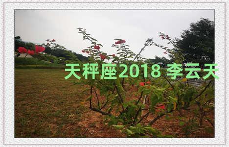 天秤座2018 李云天